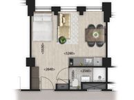 Studio (Bouwnr. 6,05), 2515 BX Den Haag